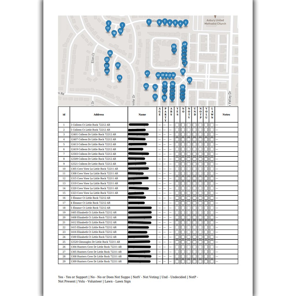 Walk List
